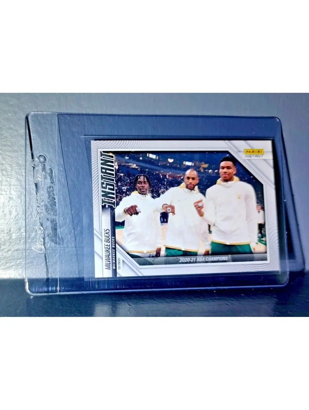 Milwaukee Bucks NBA Championship 2021-22 Panini NBA Instant #1 Card 1 of 242